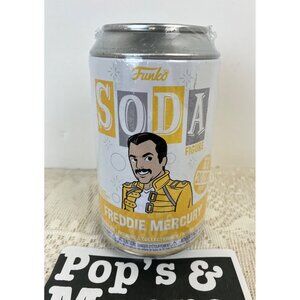 Funko Soda! Freddie Mercury Figure Limited Edition Sealed W/Defected Can